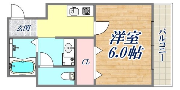 フォルム浦風町の物件間取画像